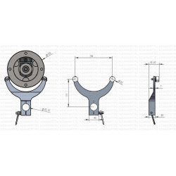 RA-110 Роликовый рычаг подложкодержателя JIG-110
