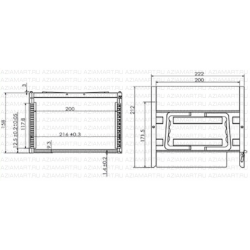 ORB-06x13 Тара для пластин на пленке с рамкой (открытая)