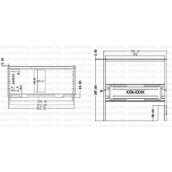 ORB-12x13 Тара для пластин на пленке с рамкой (открытая)