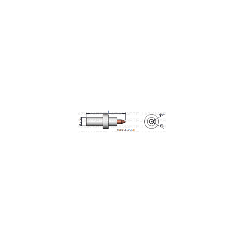 3000C-L-V-F-H Инструмент для монтажа кристаллов (Collet/Pick Up Tool)