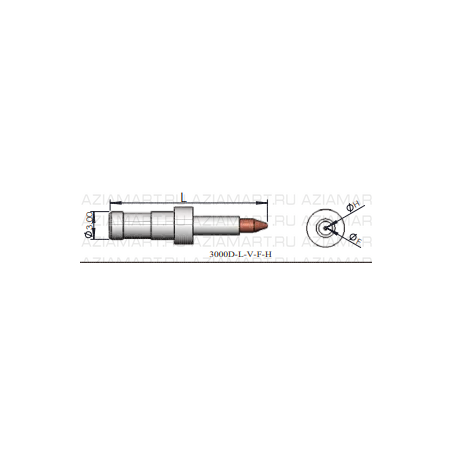 3000D-L-V-F-H Инструмент для монтажа кристаллов (Collet/Pick Up Tool)