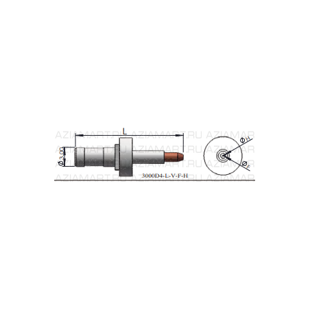3000D4-L-V-F-H Инструмент для монтажа кристаллов (Collet/Pick Up Tool)