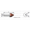 1587B-L-V-F-H Инструмент для монтажа кристаллов (Collet/Pick Up Tool)