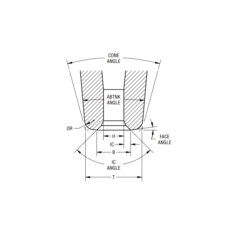 Капилляр Fine-Pitch (bottleneck) 1551-22-437GM-100